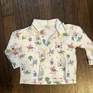 Kissy kissy knight and castle shirt